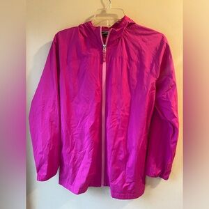 Land’s End girls 16 raincoat like new